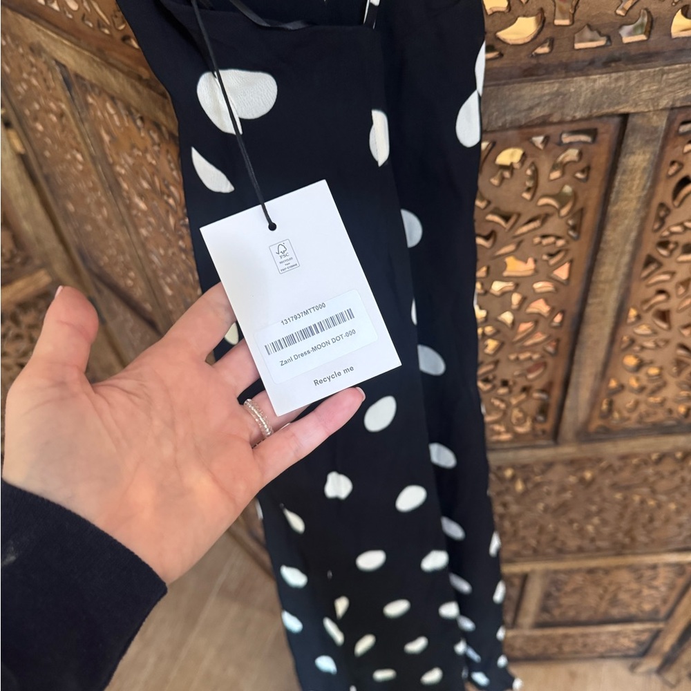 REFORMATION Zani Dress in Moon Dot NEW - Picture 4 of 4